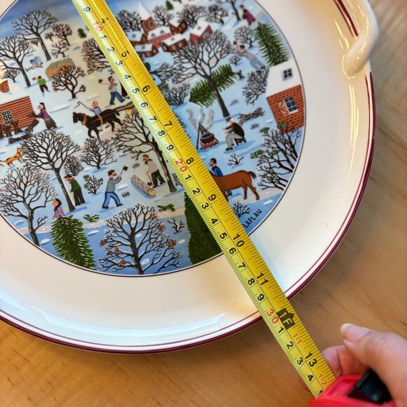 Villeroy & Bosh Naif Christmas Serving Platter Porcelain from Luxembourg - Picture 8 of 8